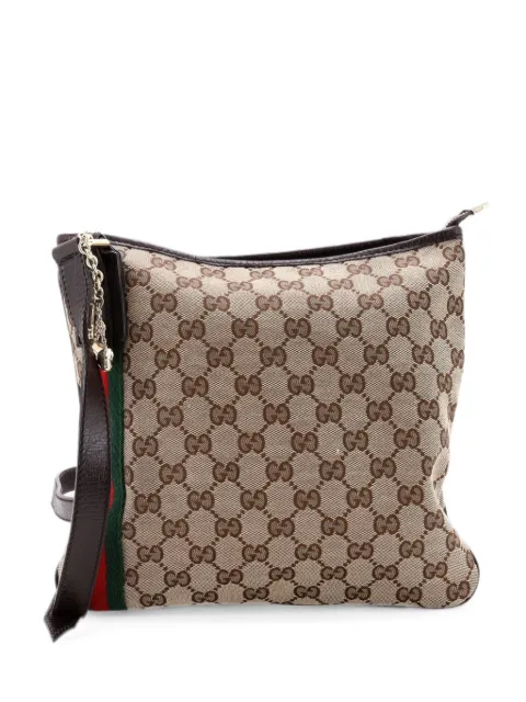Gucci Pre-Owned Jolicoeur Messenger Bag GG Canvas crossbody bag Brown 1TUIH55JWRYF0SLR