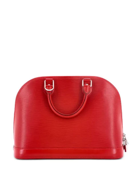 Louis Vuitton Pre-Owned Alma Handbag Epi Leather PM satchel Red 1KPZ8OHPKRG0LHH7