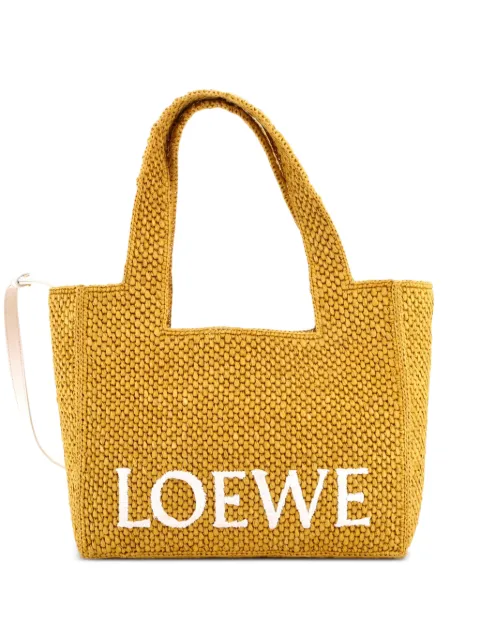 Loewe Pre-Owned Paula's Ibiza Logo Convertible Raffia Medium tote bag Yellow 04EM5VLE7EYFV56E