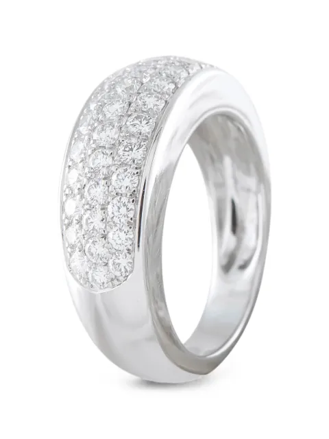 Van Cleef & Arpels Pre-Owned diamond-embellished ring Silver VC24060426