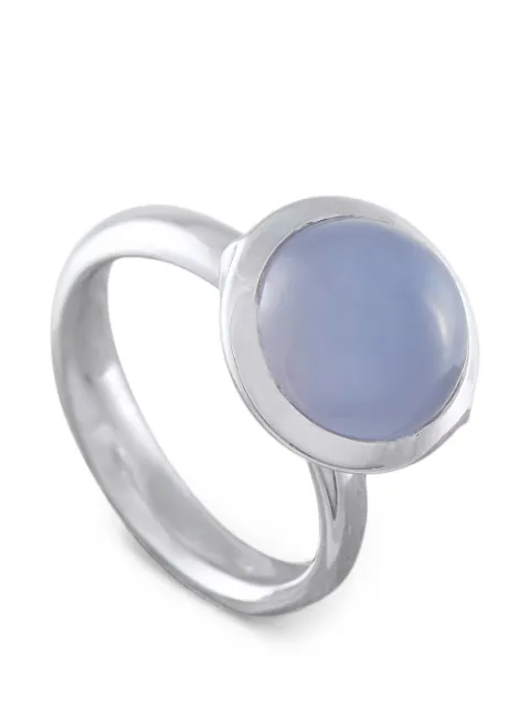 TAMARA COMOLLI chalcedony-stone ring Silver TC06051526