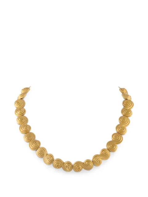 Tiffany & Co. Pre-Owned scroll-link necklace Gold TI20060526