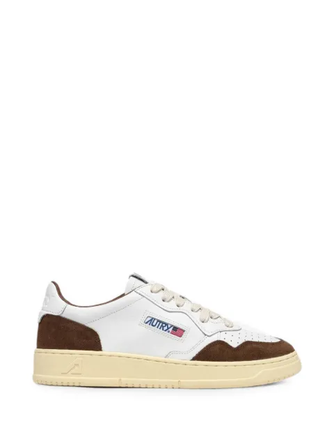 Autry Medalist leather sneakers White AULMFTSOFLEASUEDE