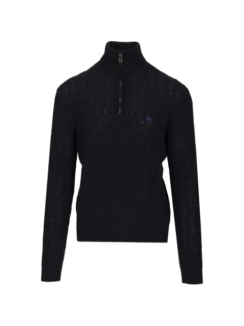 ETRO quarter-zip cashmere sweater Blue MRKF0115A
