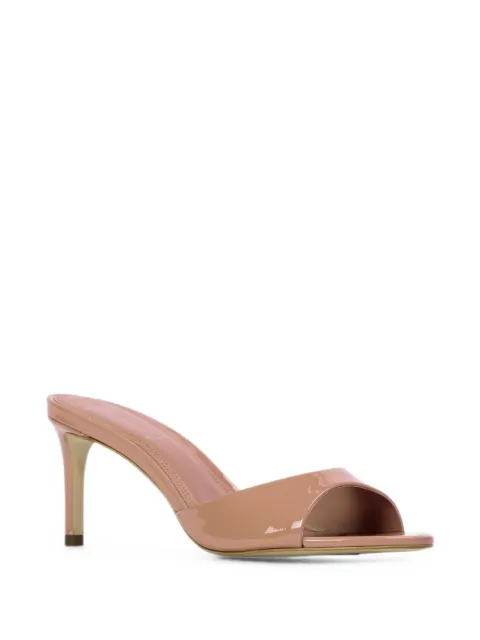 BLACK SUEDE STUDIO Freddie patent-leather sandals Neutrals FREDDIE65