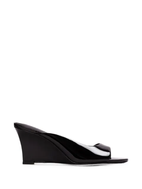 BLACK SUEDE STUDIO Arisha wedge mules Black ARISHA70
