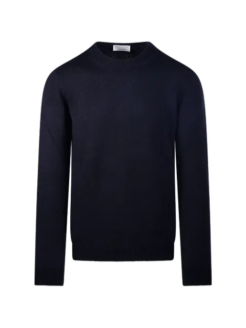 Roberto Collina ribbed-trim sweater Blue 263MYB02001