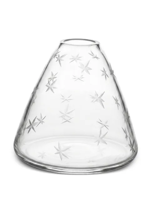 COLLEVILCA Dondolo star-motif crystal vase White 0045844601