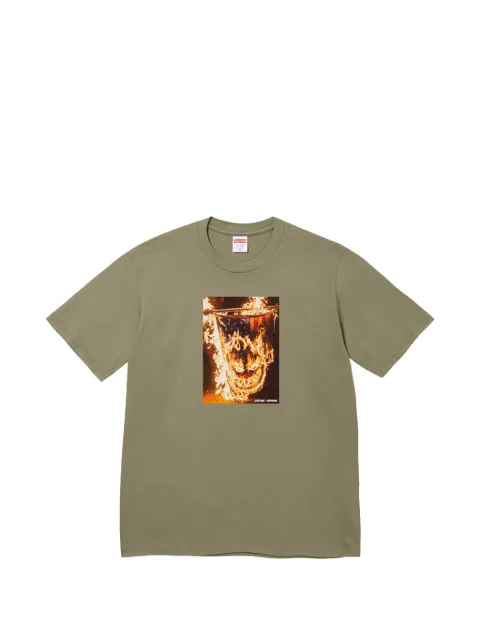 Supreme x Spitfire logo-print T-shirt Green SU27882