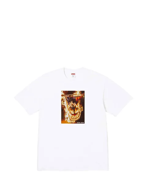Supreme x Spitfire logo-print T-shirt White SU27881