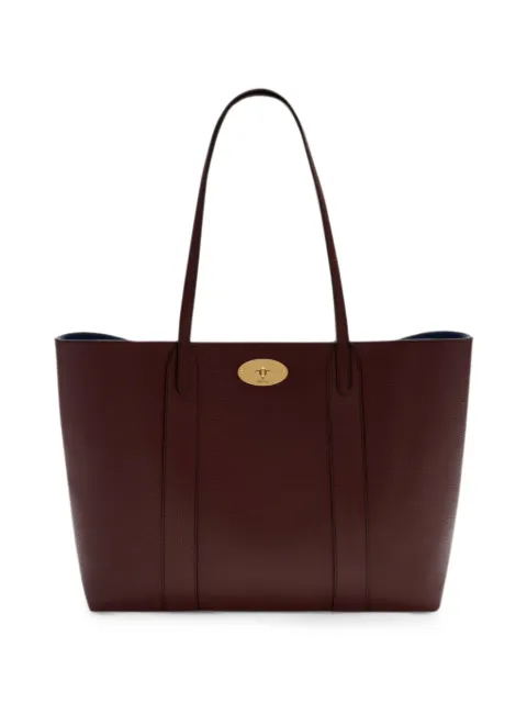 Mulberry Bayswater grained leather tote bag Red HH4589
