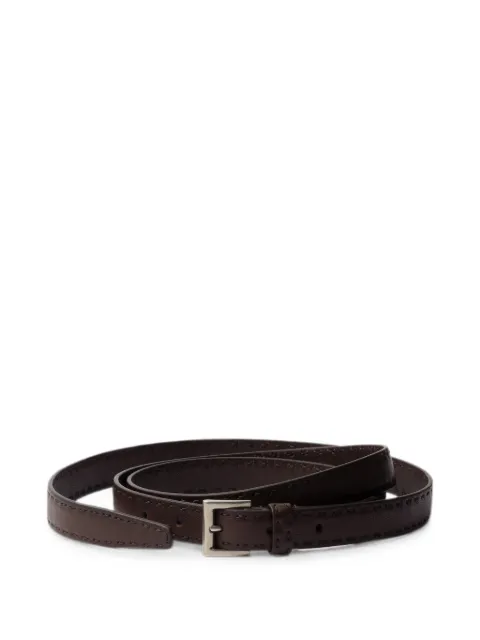 Prada antiqued-leather belt Brown 2CC7322ZQ4
