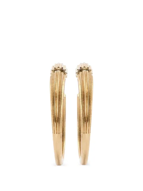 Victoria Beckham Cufflink hoop earrings Gold A125CJW006504A