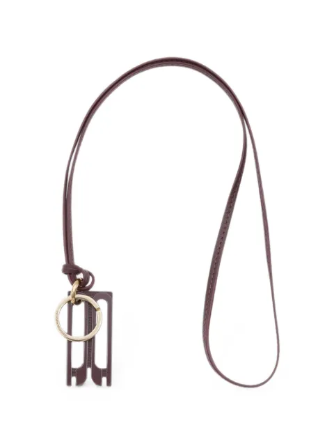 Victoria Beckham Dorian logo-plaque keyring Red A325CAC006787A
