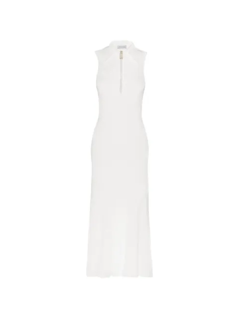 Victoria Beckham Mira zip-fastening midi dress White 1226KDR007282A