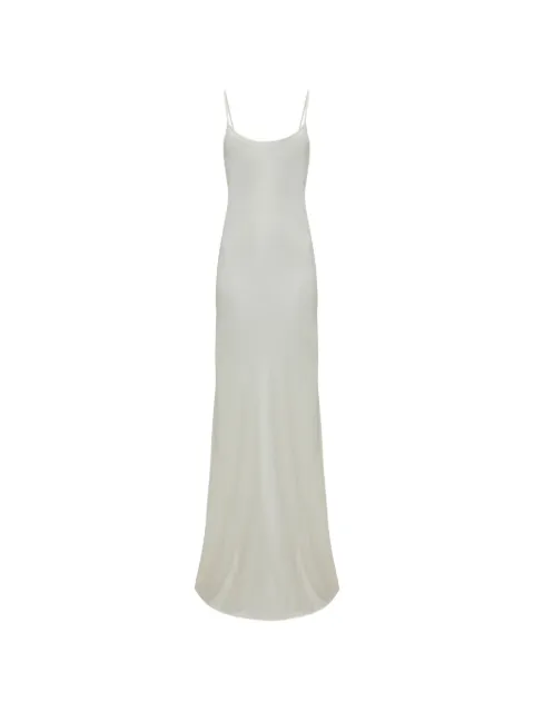 Victoria Beckham spaghetti-strap open-back maxi dress Neutrals 1124WDR005234A