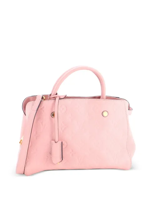 Louis Vuitton Pre-Owned Montaigne Handbag Monogram Empreinte Leather BB satchel Pink TTMZPA3VGRM3WV7N