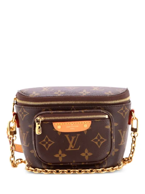 Louis Vuitton Pre-Owned Bum Bag Monogram Canvas Mini belt bag Brown 3QT6EEUV1XCJYHAF