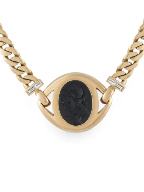 Bvlgari Pre-Owned Intaglio diamond necklace Gold BV08060526