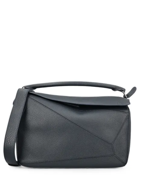 LOEWE large Puzzle tote bag Blue B510PNLX17