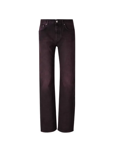 Off-White logo-patch jeans Purple 2FM00600BW545