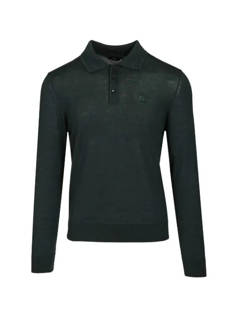 ETRO Fuji long-sleeve sweater Green MRKN0014A