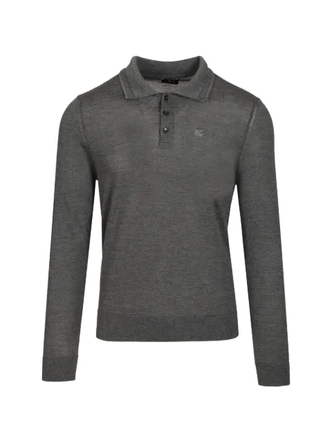 ETRO Fuji Pegasus-embroidered sweater Grey MRKN0014A
