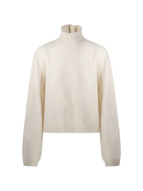 Róhe ribbed-knit high-neck sweater Neutrals 42023338