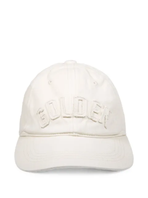 Golden Goose logo-patch star-stud baseball cap Neutrals GUP02837P002734
