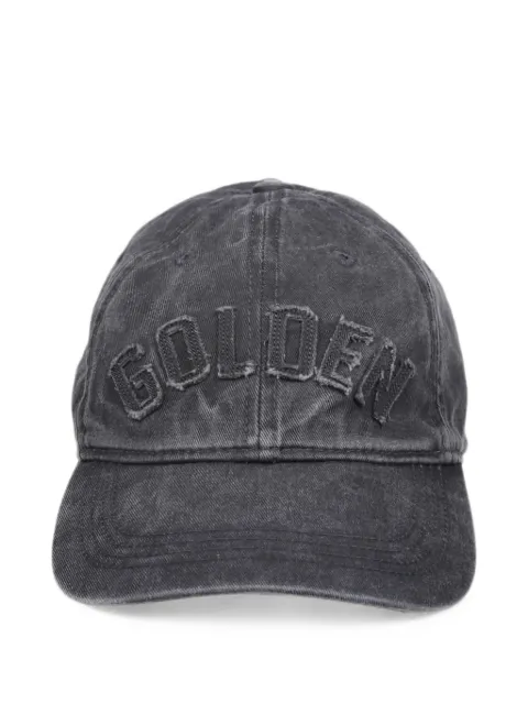 Golden Goose logo-appliqué star-detail baseball cap Grey GUP02837P002734