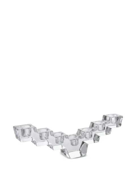 COLLEVILCA Ora zig-zag candle holder White 004ORA