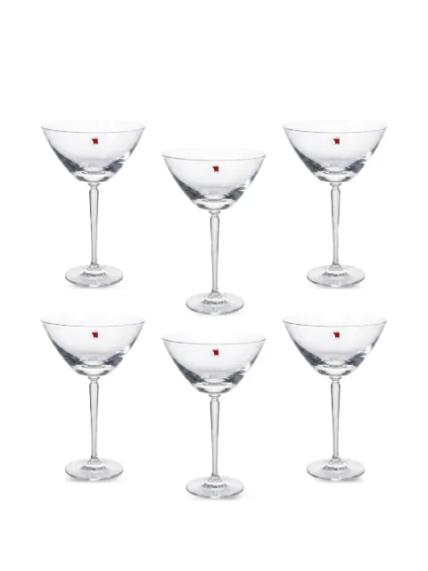 COLLEVILCA Lotus champagne glasses (set of six) White 00464005