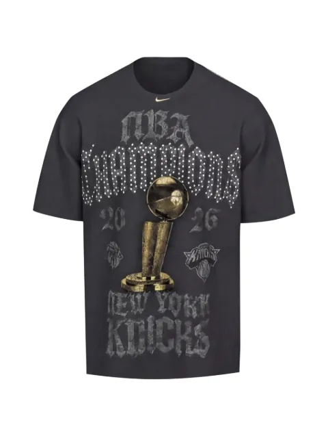Nike x NBA New York Knicks 2026 T-shirt Grey NIKE0004