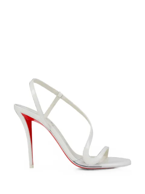 Christian Louboutin Rosa Z patent-leather sandals White 3250183
