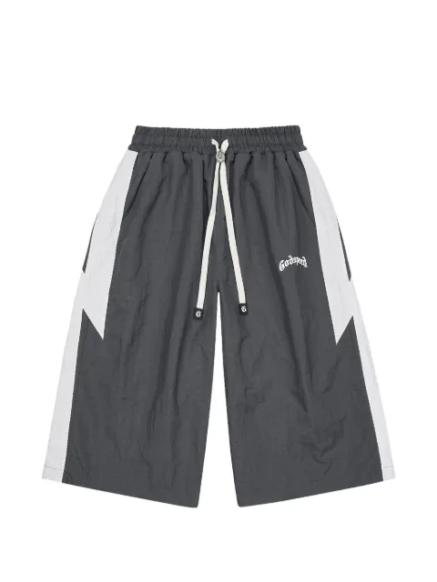 GODSPEED Anvil 3QTR side-stripe shorts Grey GS401