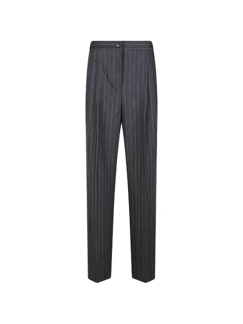 PINKO pinstripe pleated trousers Grey 107476A3FF