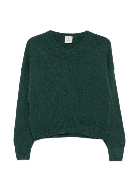 Incentive! Cashmere Connie V-neck cashmere sweater Green CONI50PCA