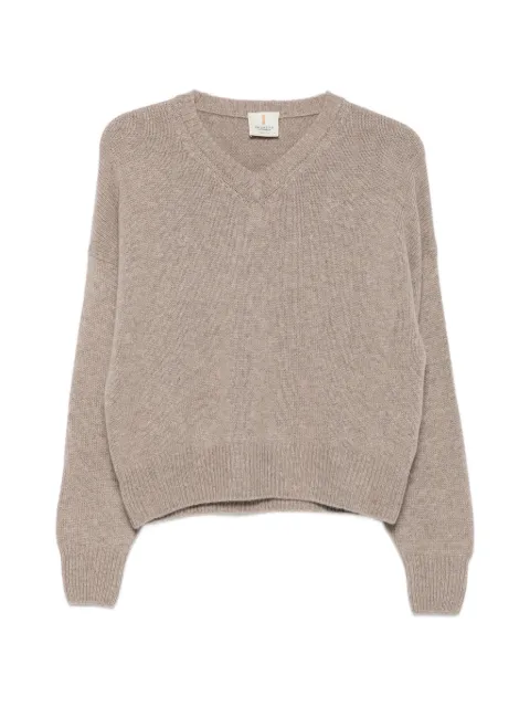 Incentive! Cashmere Connie V-neck sweater Neutrals CONI50PCA