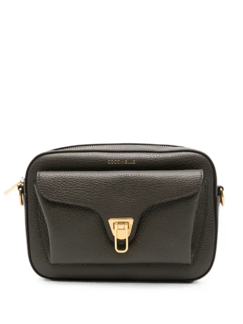 Coccinelle leather crossbody bag Grey E1NOF150201