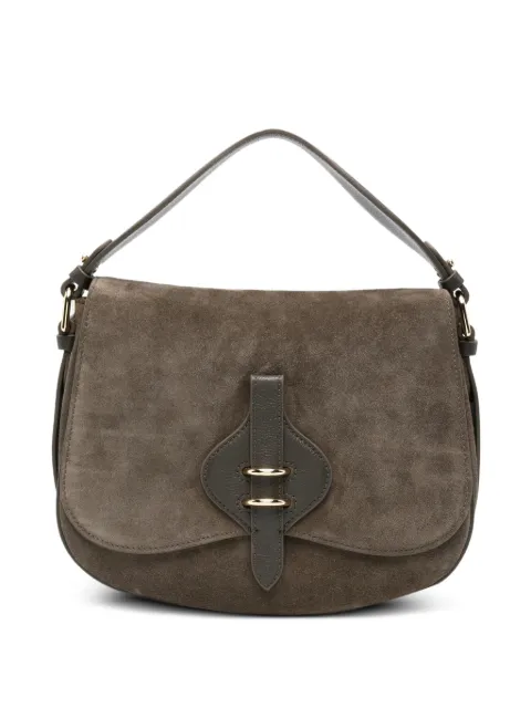 Coccinelle medium Maveryfue grained-leather shoulder bag Green E1U7H180101