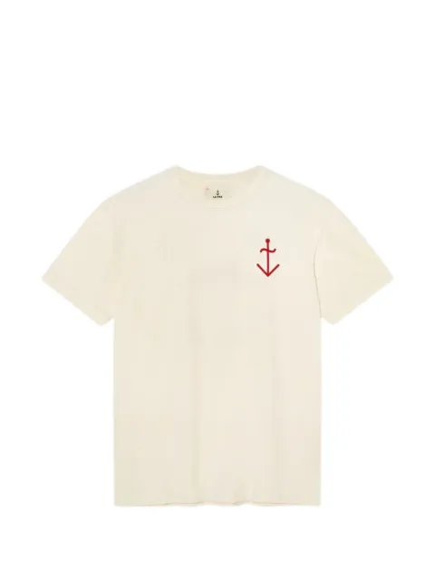 LA PAZ Guerreiro graphic-print T-shirt Neutrals GUERREIRO