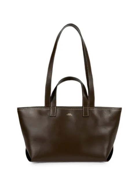 A.P.C. small Le Drummer tote bag Brown PXCDLF67073