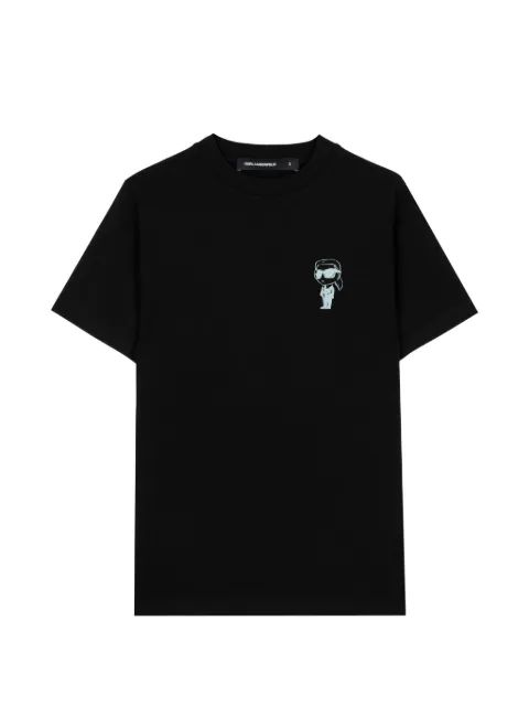 Karl Lagerfeld Ikonik patch T-shirt Black 755048563235