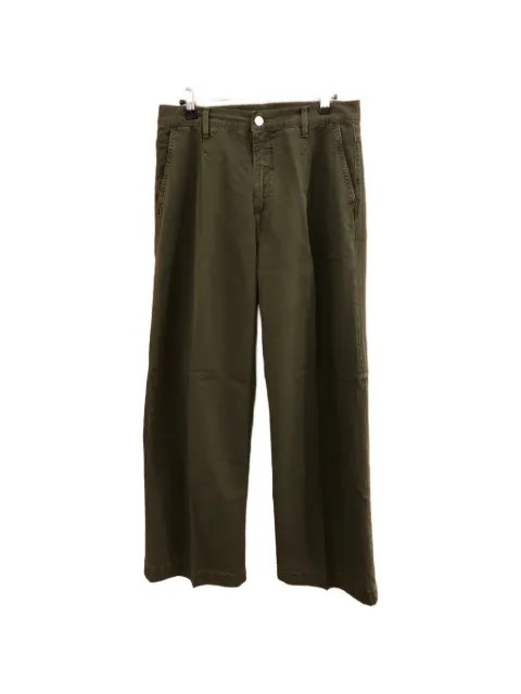 Nine In The Morning Ottavia straight-leg trousers Green 9SS26OTA43