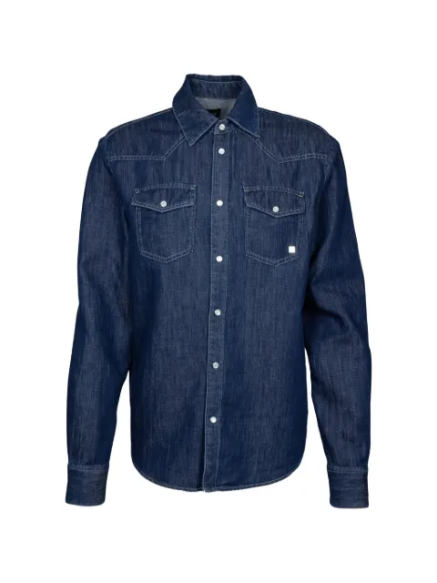 Karl Lagerfeld Western-style denim shirt Blue 605901563885