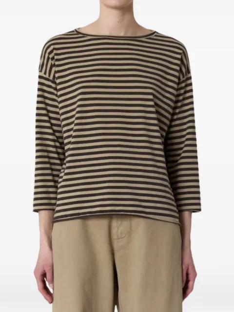 Labo Art Lolita striped T-shirt Brown L962SM0120022