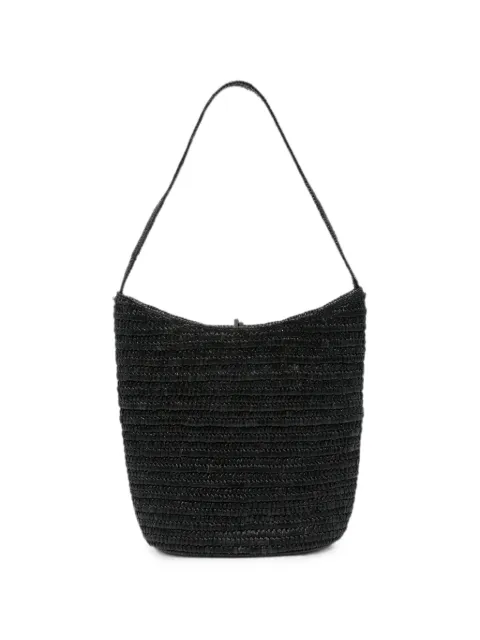The Row Alma woven shoulder bag Black W2173W27