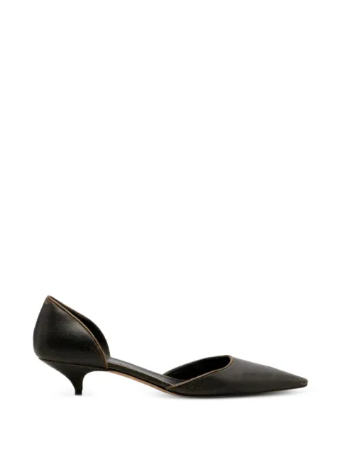 The Row Liisa Kitten d'Orsay pumps Brown F1864L846
