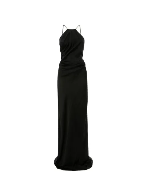 Victoria Beckham draped gown Black 1126WDR007037A
