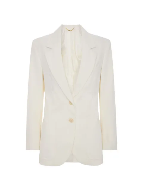 Victoria Beckham Katherine single-breasted blazer White 1126WJK005119H